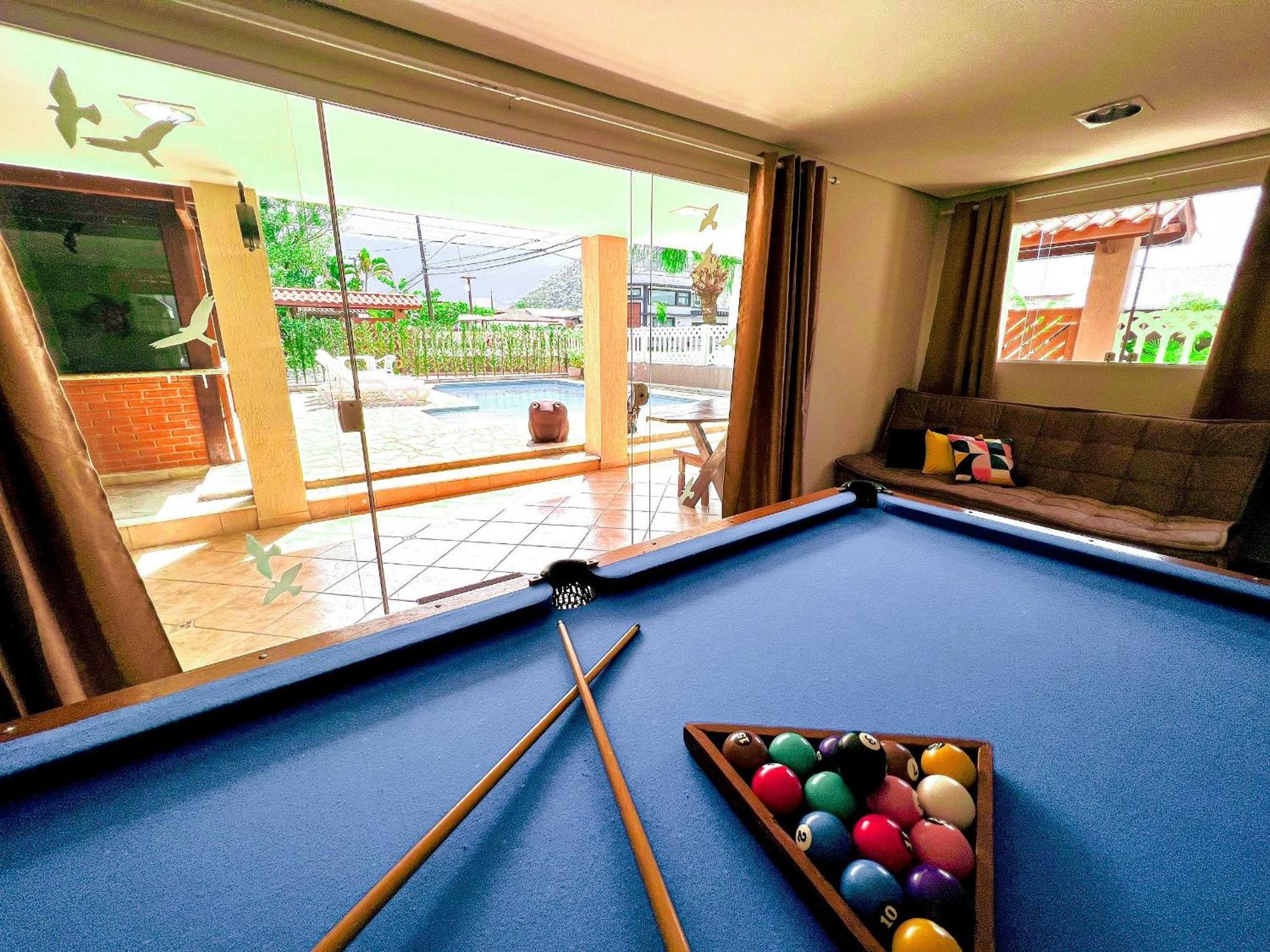 Praia/Piscina Com Hidro /Pebolim/Sinuca E Wi-Fi Caraguatatuba Luaran gambar