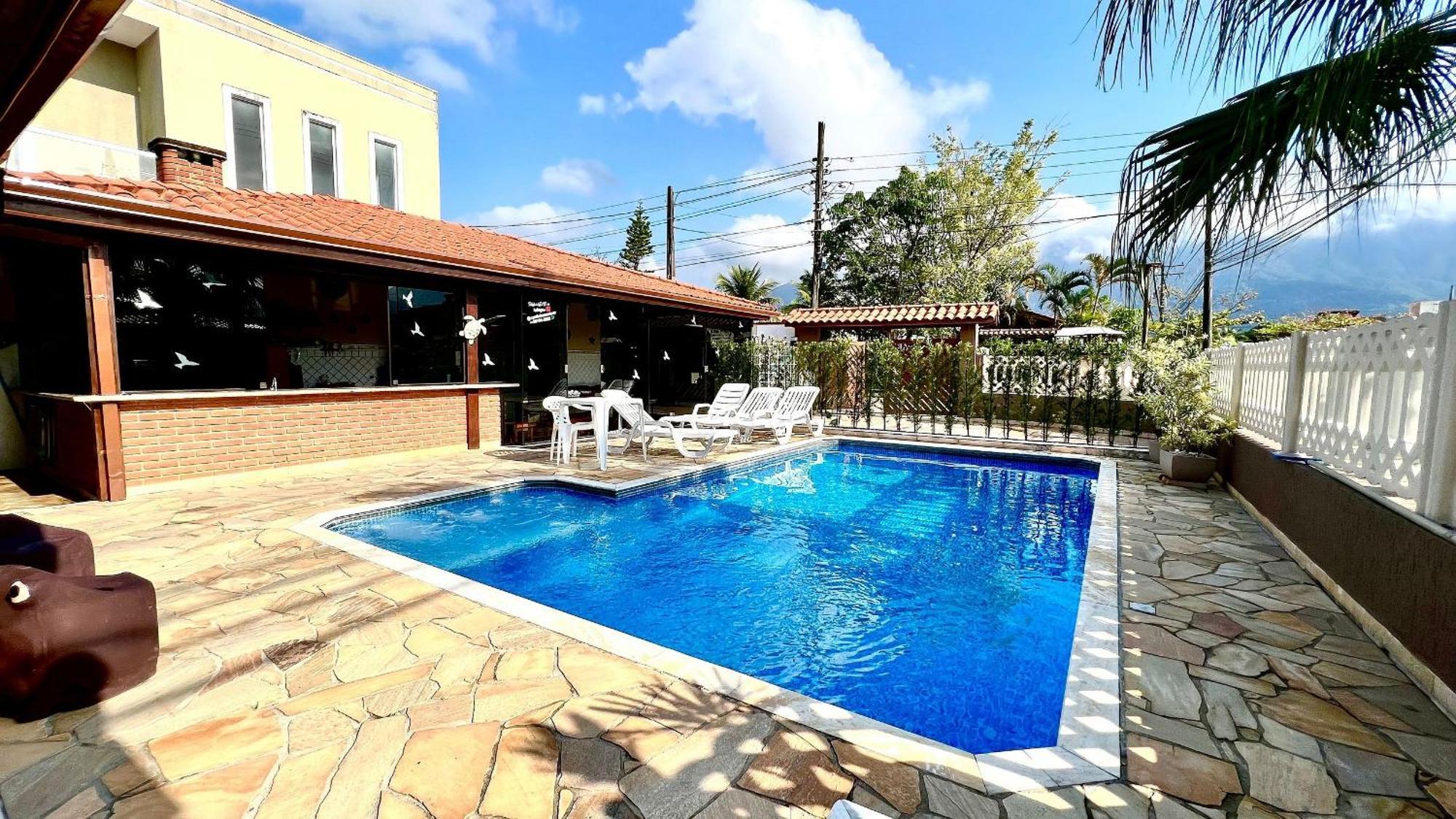 Praia/Piscina Com Hidro /Pebolim/Sinuca E Wi-Fi Caraguatatuba Luaran gambar