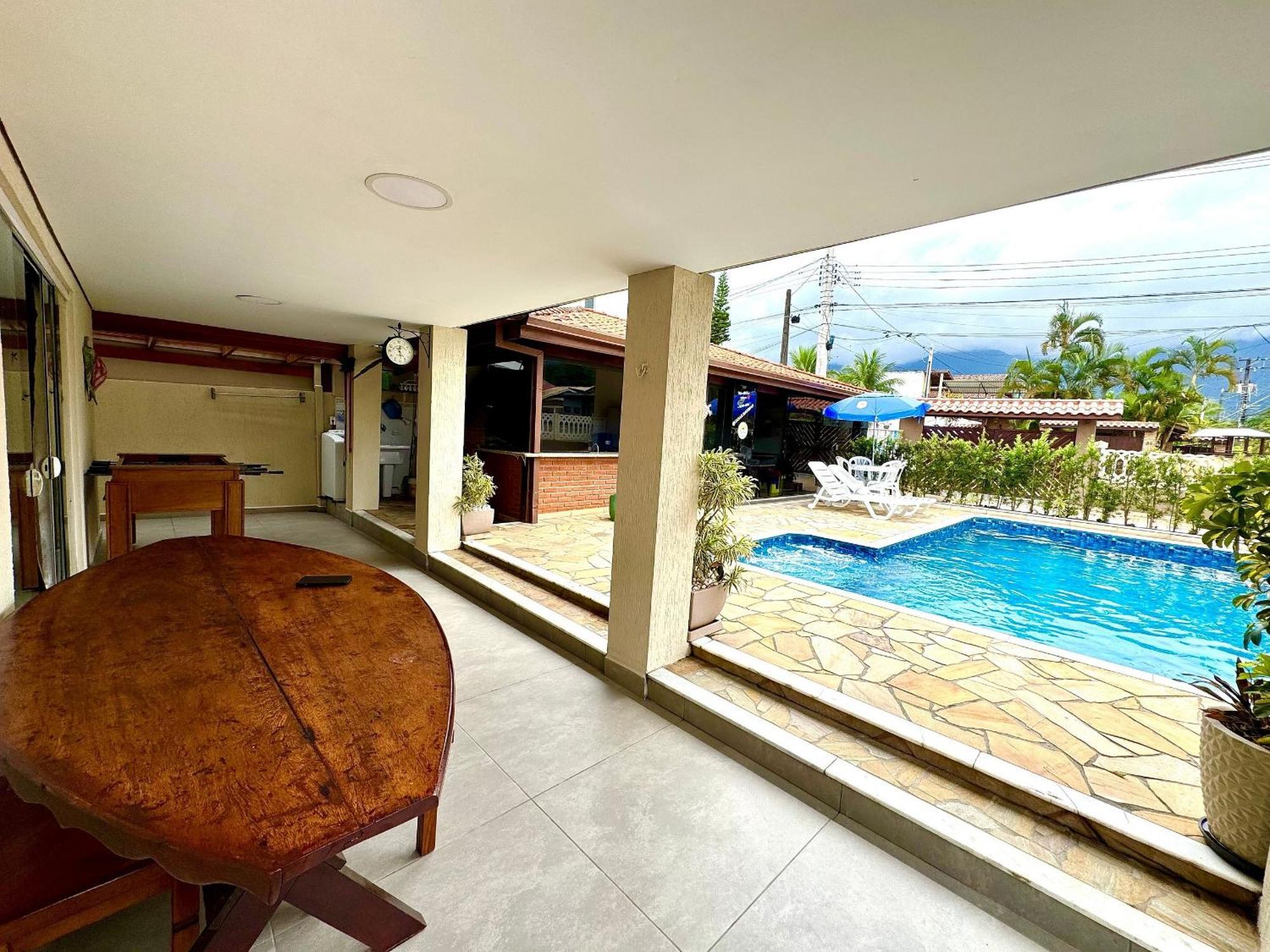 Praia/Piscina Com Hidro /Pebolim/Sinuca E Wi-Fi Caraguatatuba Luaran gambar